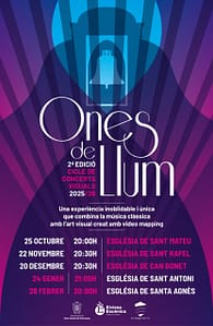 Cartel y programa de Ones de Llum 2025-2026.