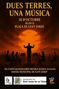 Cartel de "Dues terres, una música"