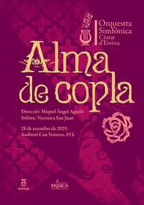 Cartel del concierto "Alma de copla"