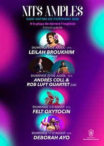 Cartel Nits Amples d'Estiu 2025