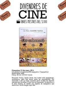 “Les glaneurs et la glaneuse”, de Agnès Varda, en Divendres de Cine.
