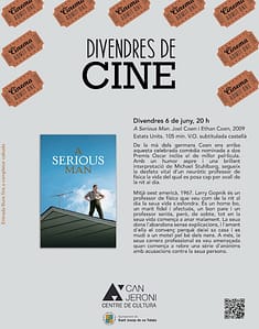 A Serious Man "A Serious Man" en Divendres de Cine