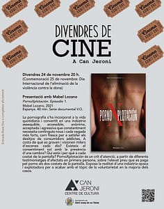 Pornoexplotación - Divendres de cine