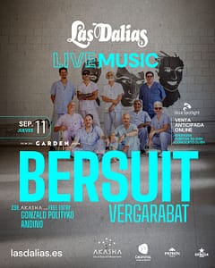 Concierto de Bersuit Vergarabat en Las Dalias