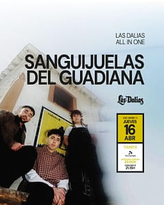 "Sanguijuelas del Guadiana", en Las Dalias Live Music.
