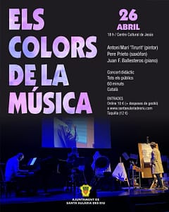 ‘Els colors de la música’, en Jesús.