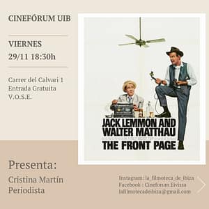 Cinefòrum - The Front Page