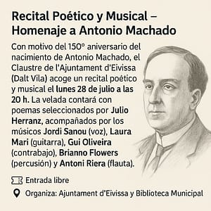 RECITAL POETICO MUSICAL. HOMENAJE ANTONIO MACHADO
