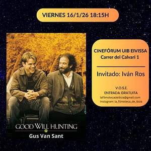 "Good Will Hunting", de Gus Van Sant, en el Cinefòrum de la UIB.