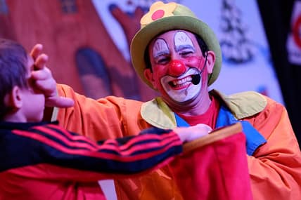 Cachirulo en su espectáculo